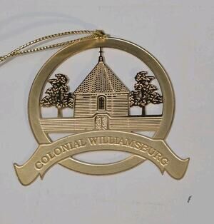 Colonial Williamsburg 24Kt. Gold Finish Christmas Ornament – The Magazine (2002)